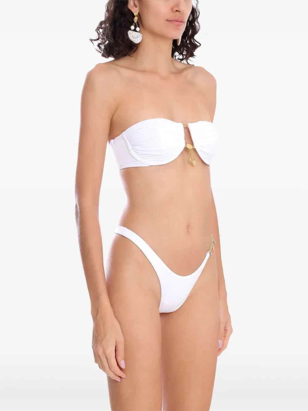 Amir Slama Bikini met bedel Wit