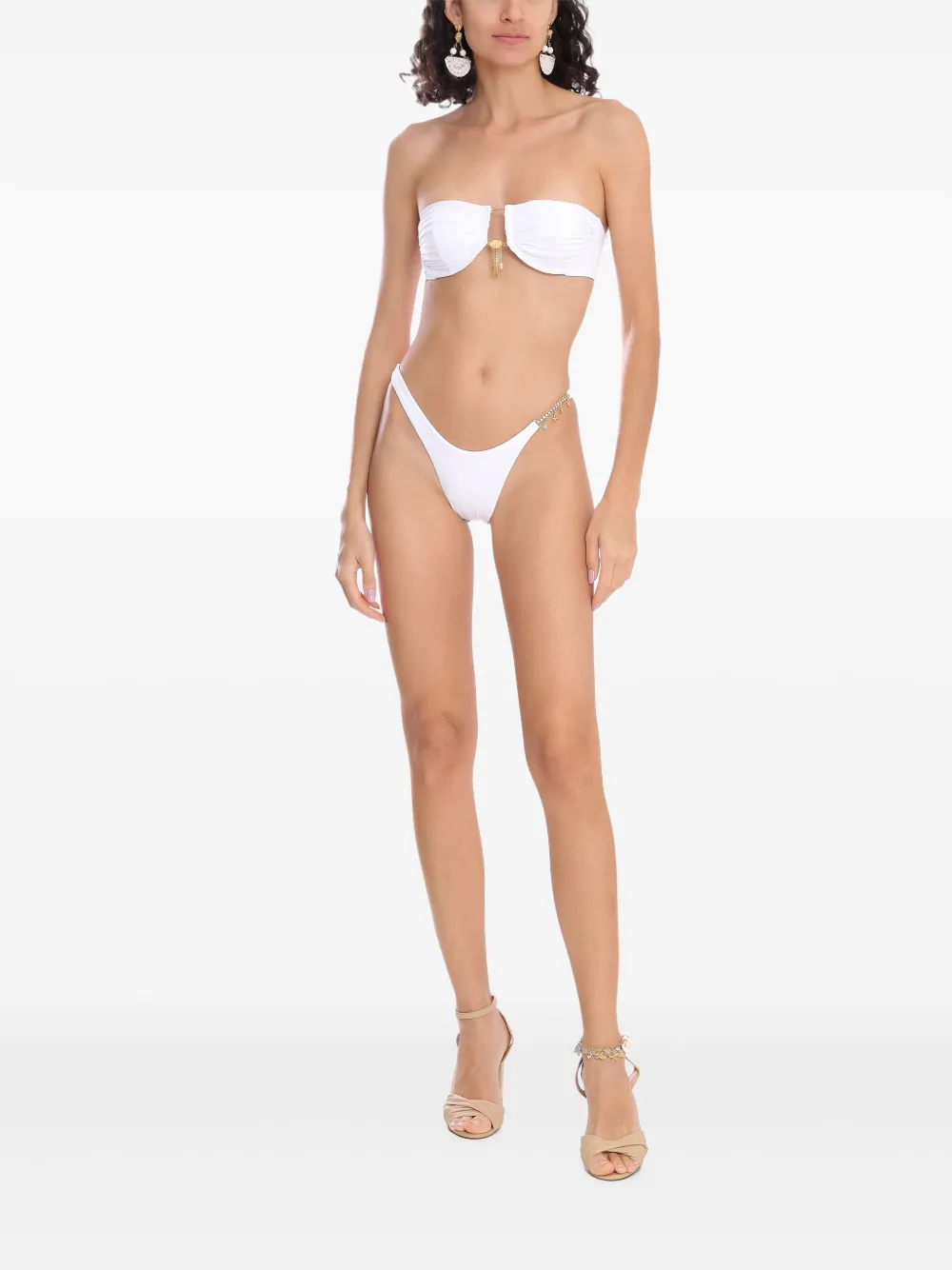 Amir Slama Bikini met bedel Wit
