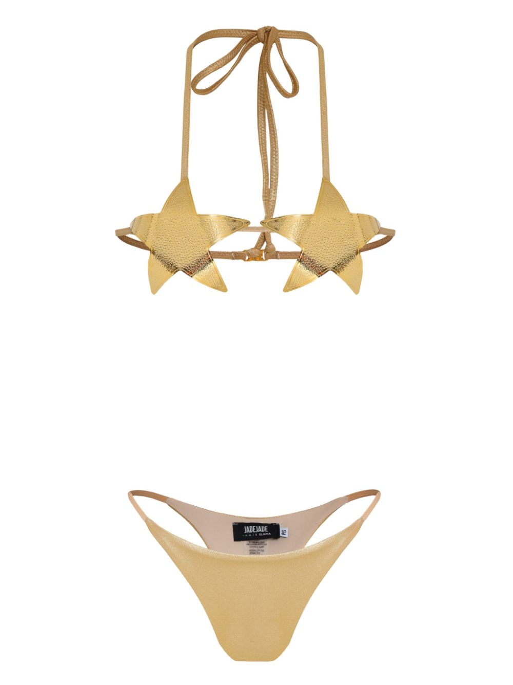 star-detail bikini set