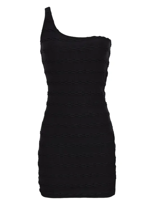 Robe courte à une épaule - Amir Slama - Modalova