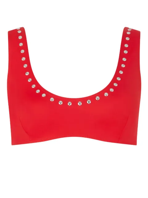Let's Swim  top de bikini con apliques
