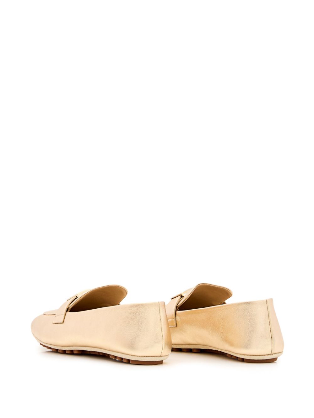 FENDI Baguette loafers Gold