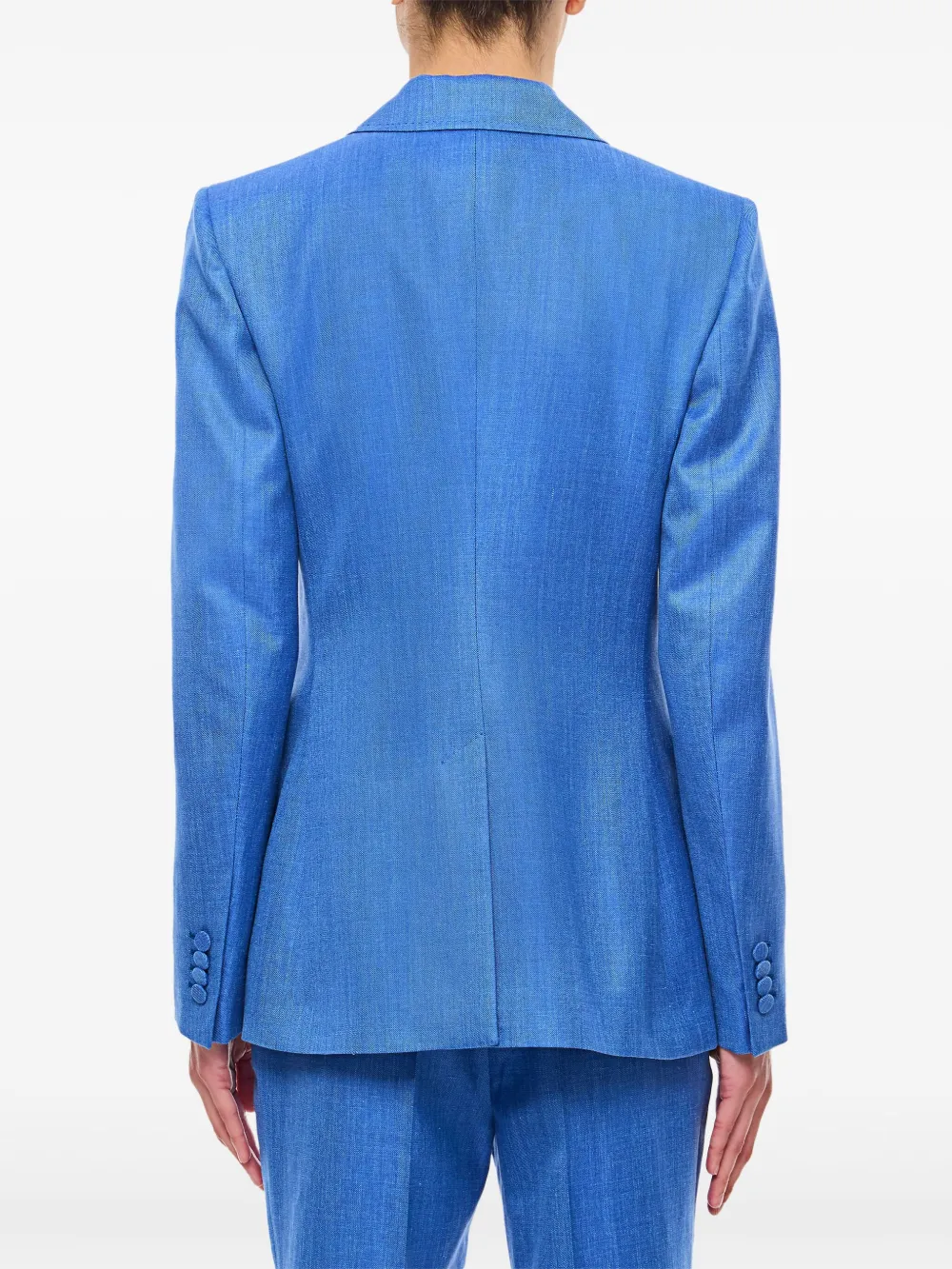 Shop Gabriela Hearst Leiva Blazer In Blue