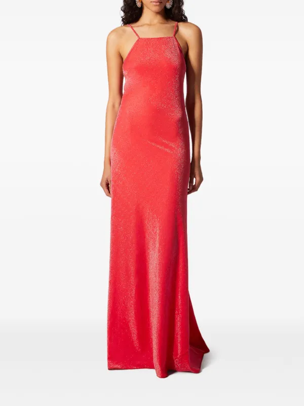 Maccapani Luna Maxi Dress | Red | FARFETCH GE