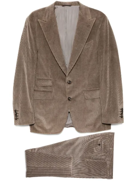 Canali traje de pana con botones