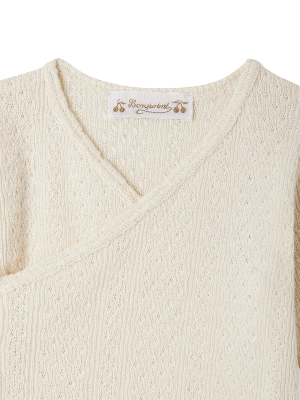 Bonpoint Giulietta katoenen pyjama Wit