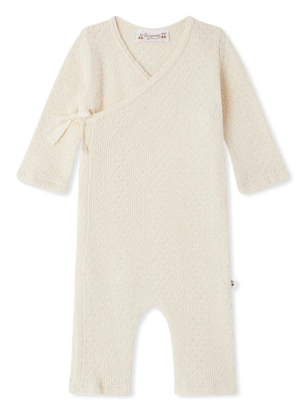 Bonpoint Giulietta katoenen pyjama Wit