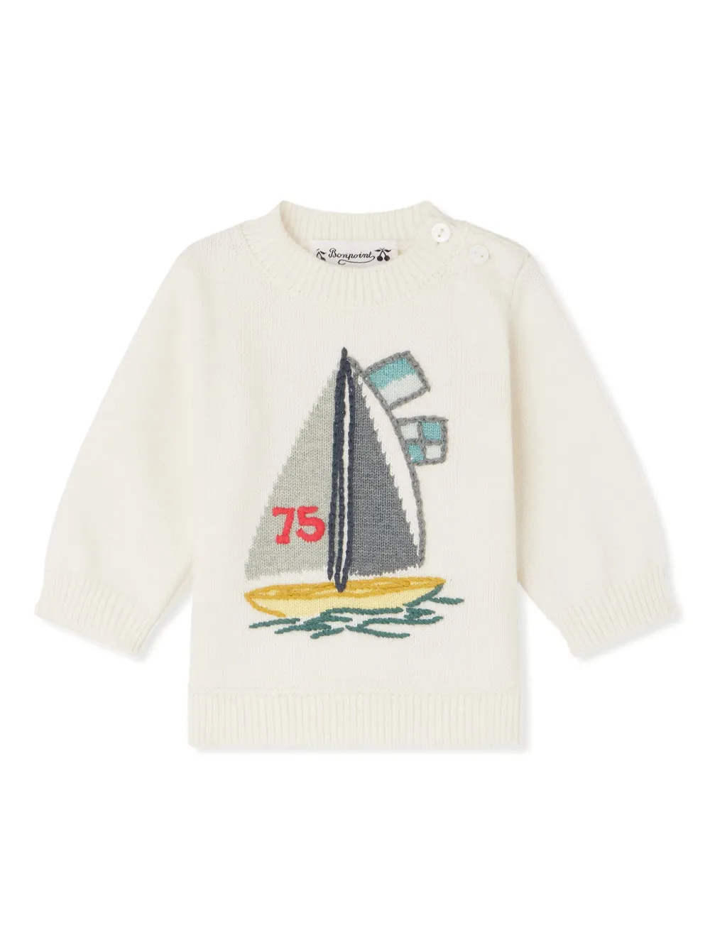 Bonpoint suéter Almire | blanco | Image 1