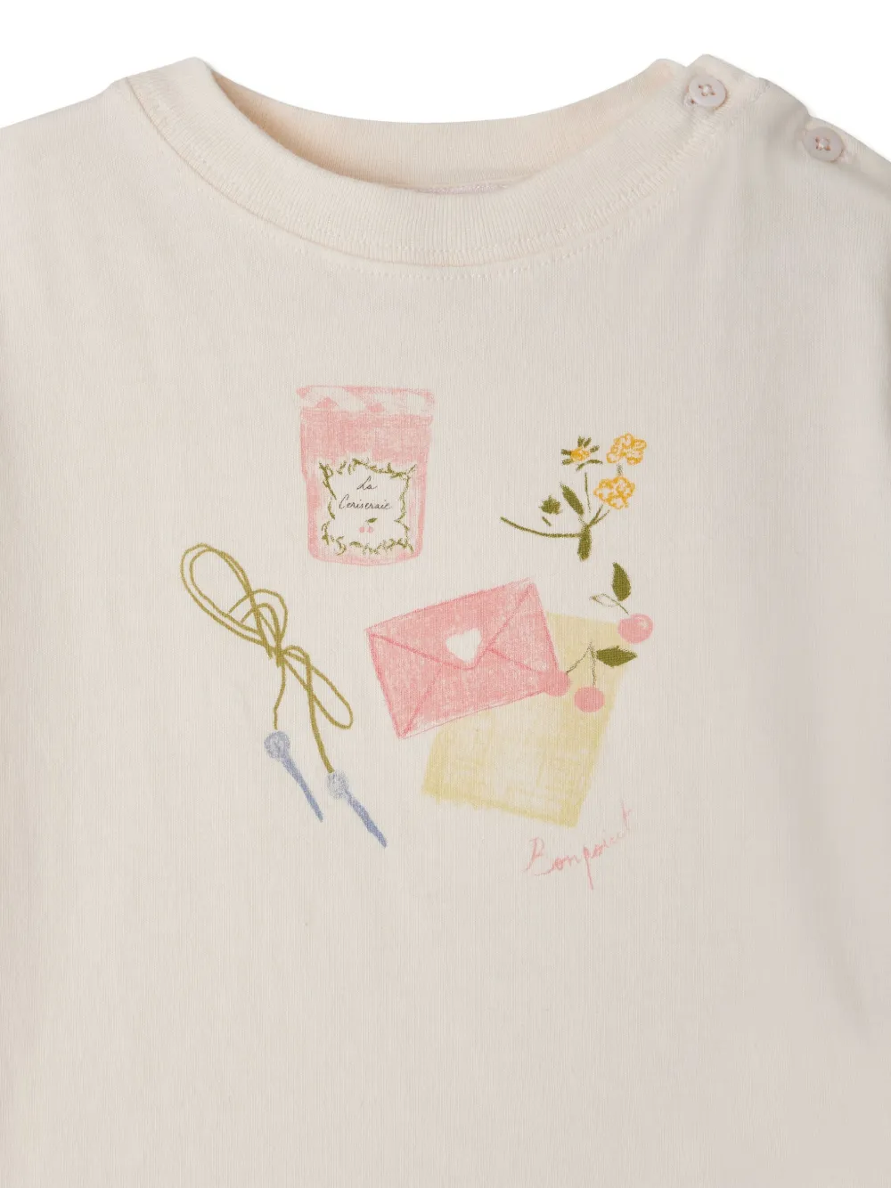 Bonpoint Dom T-shirt Roze