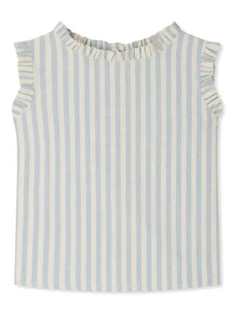 Bonpoint blusa con rayas estampadas