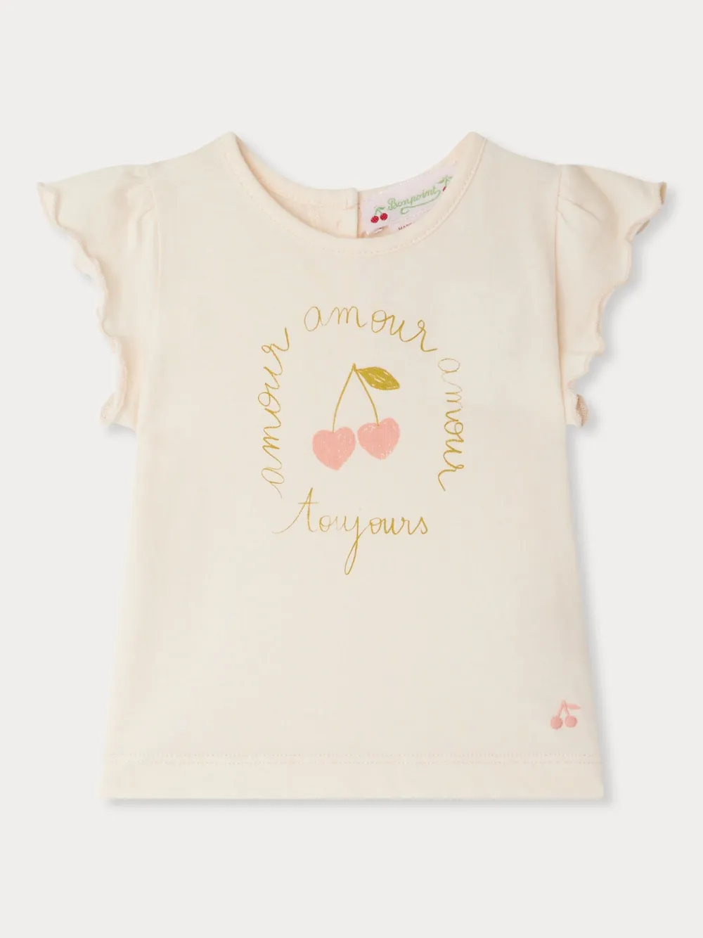 Bonpoint Elma T-shirt In Neutrals