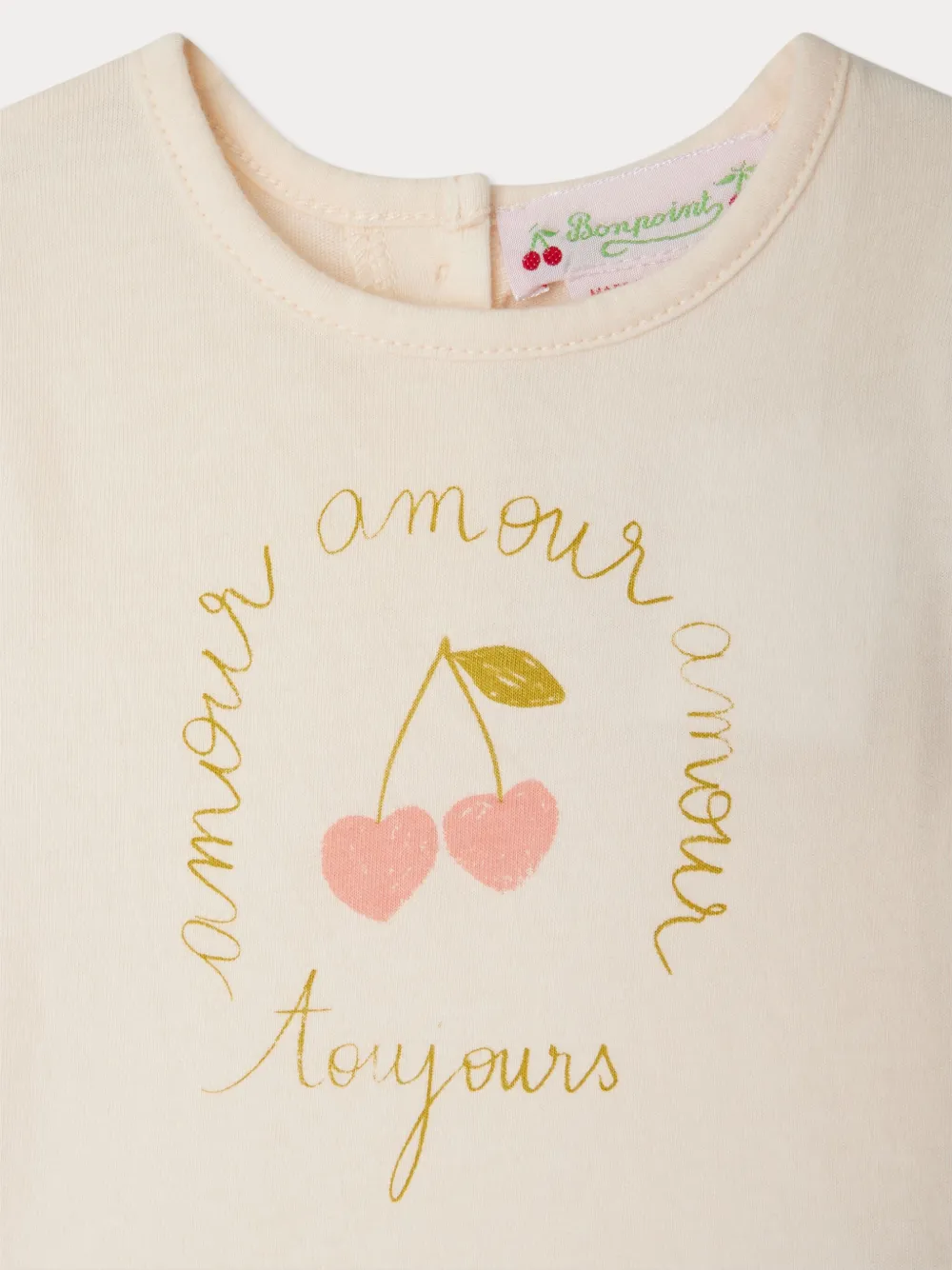 Bonpoint Elma T-shirt Beige