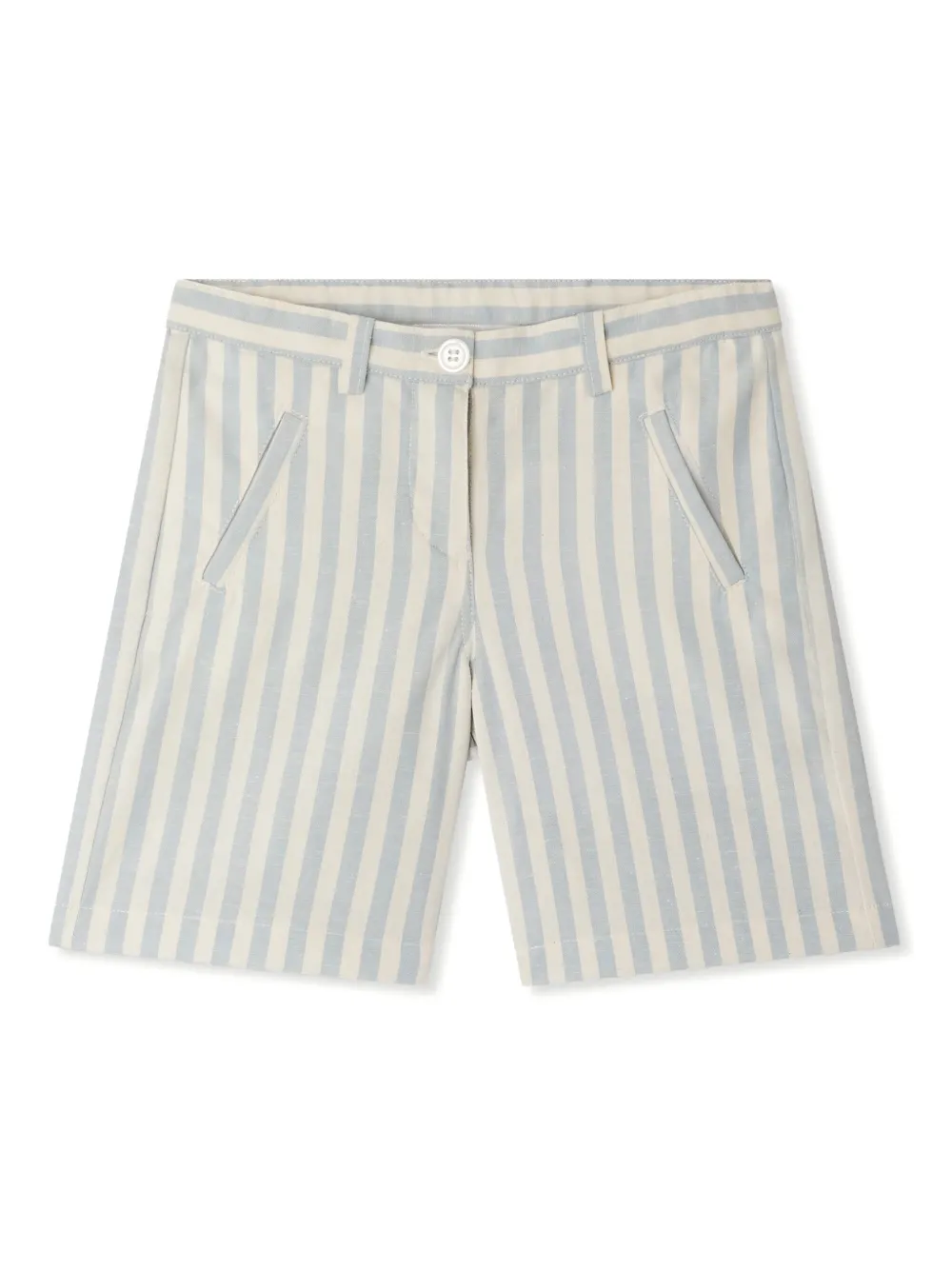 Bonpoint Gestreepte shorts Blauw