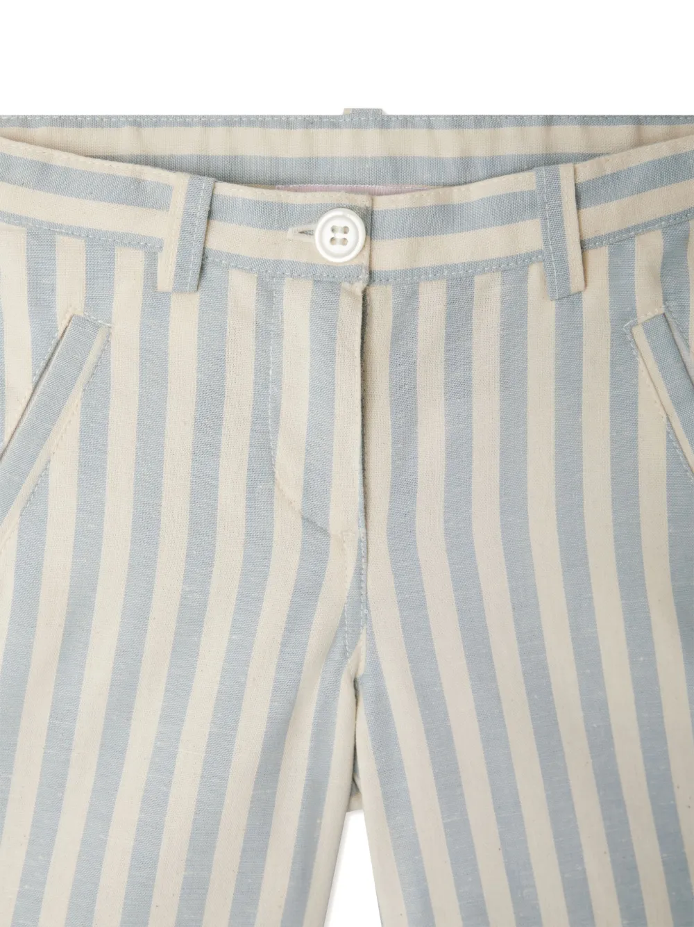 Bonpoint Gestreepte shorts Blauw