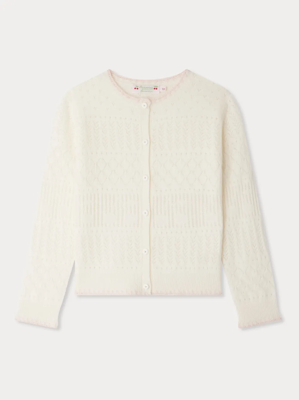 Bonpoint Enza Cardigan In White