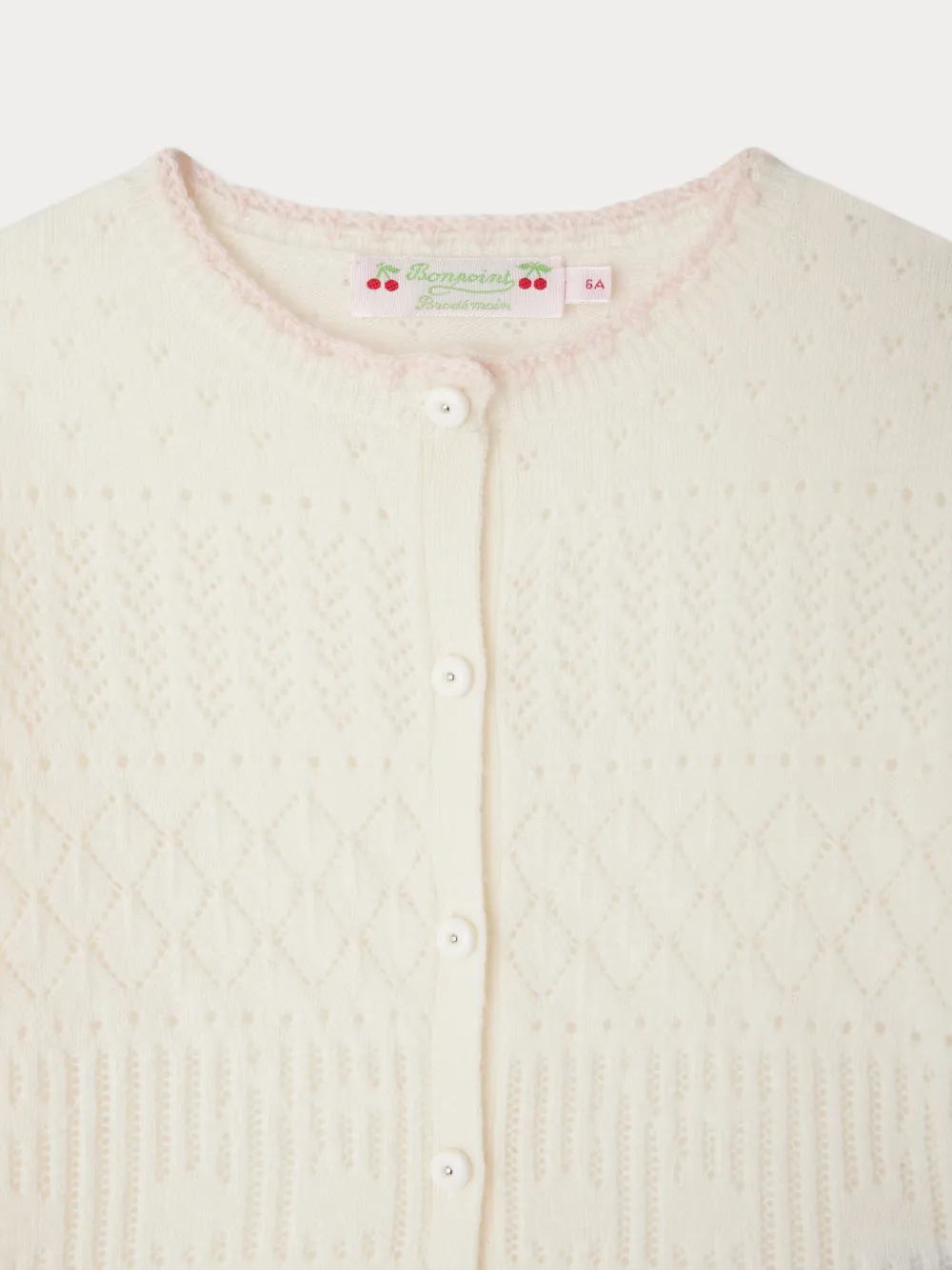 Bonpoint Enza vest Wit