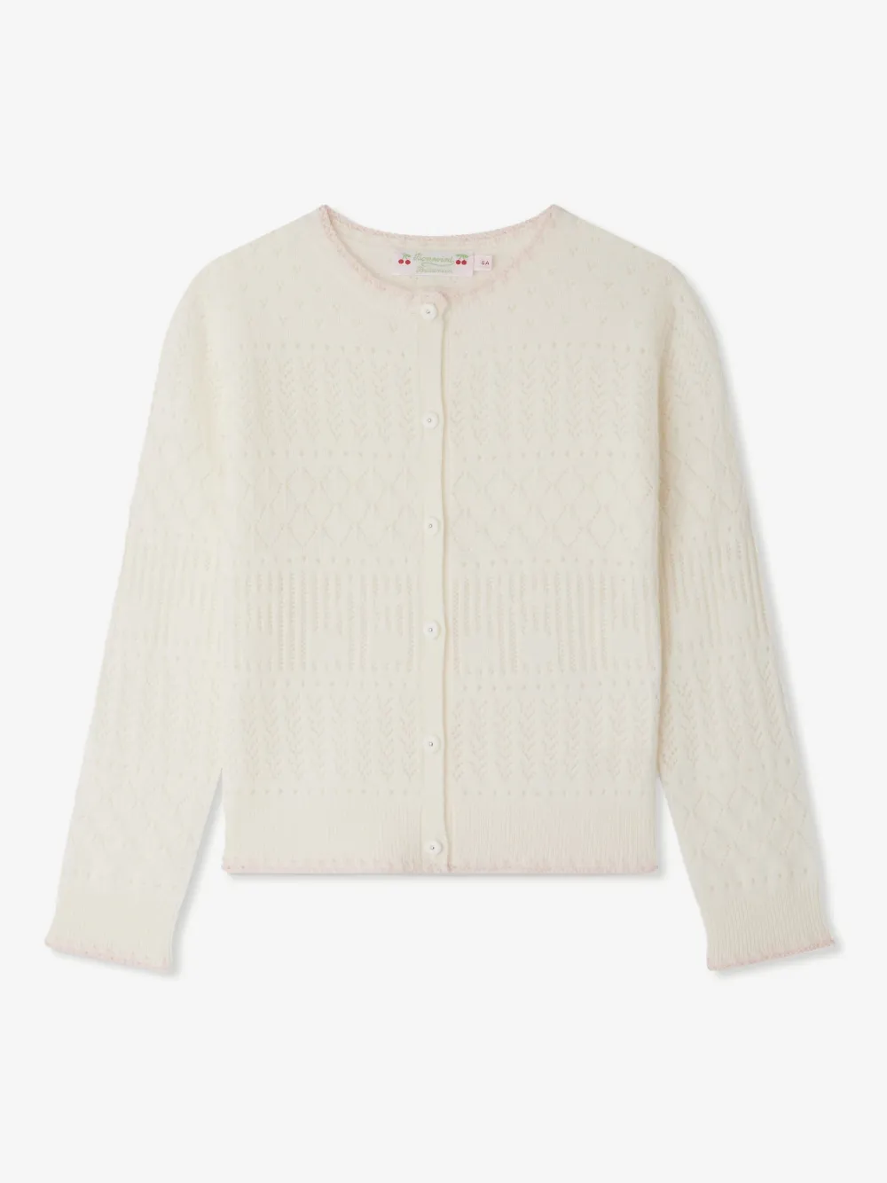Bonpoint Enza cardigan | White | Image 1