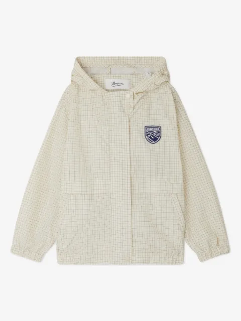 Bonpoint check-pattern coat