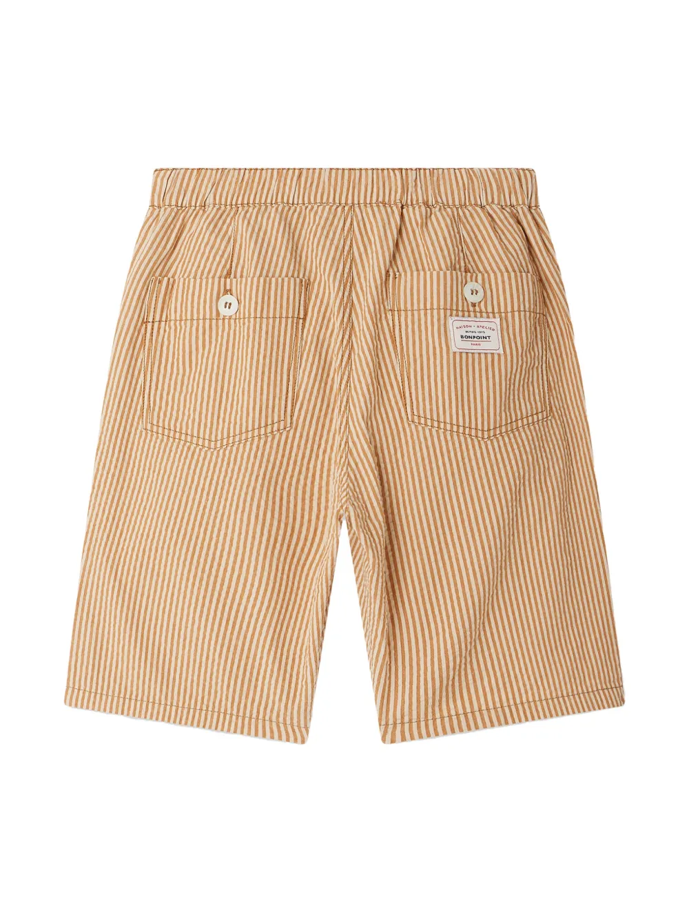 Bonpoint Erno gestreepte shorts - Bruin