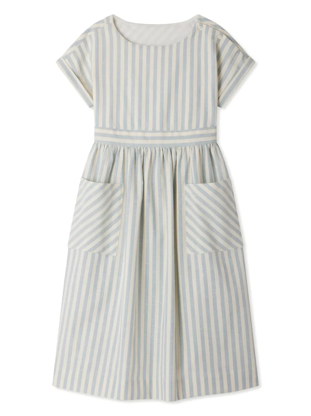 Bonpoint Edelweis jurk Blauw