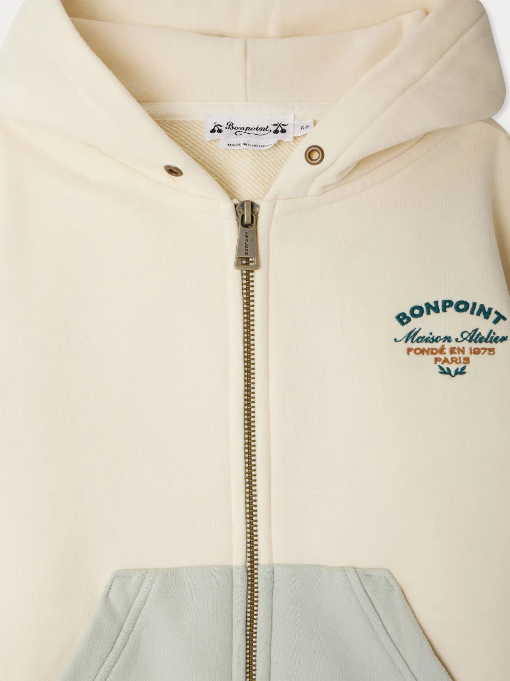 Bonpoint Elroy hoodie Beige