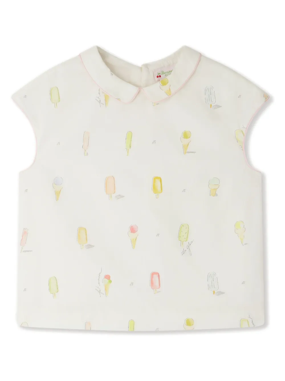Bonpoint Kids' Elivia Blouse In White