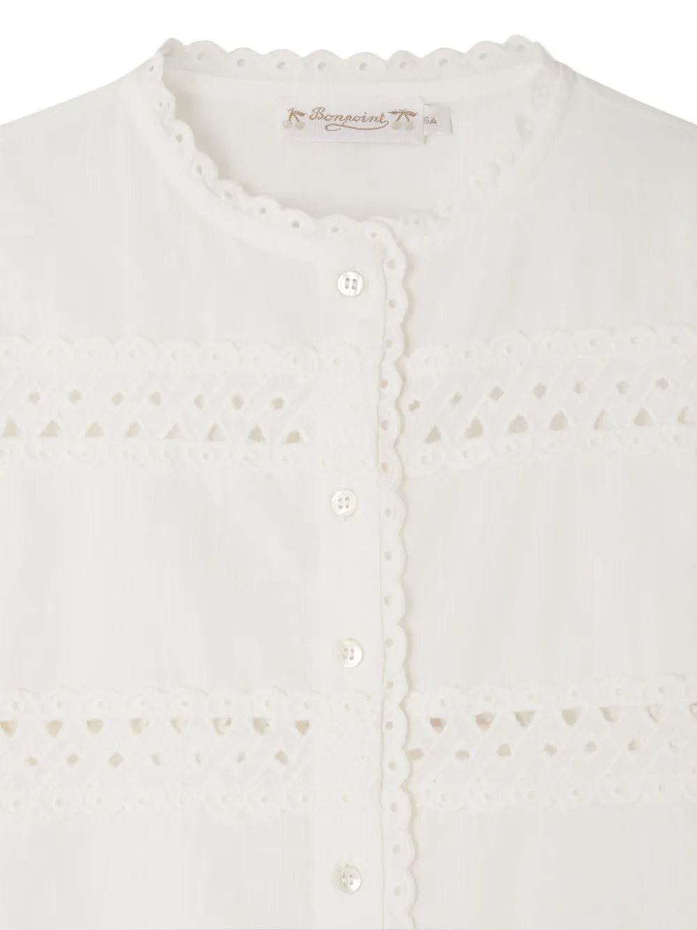 Bonpoint Elyah shirt Wit