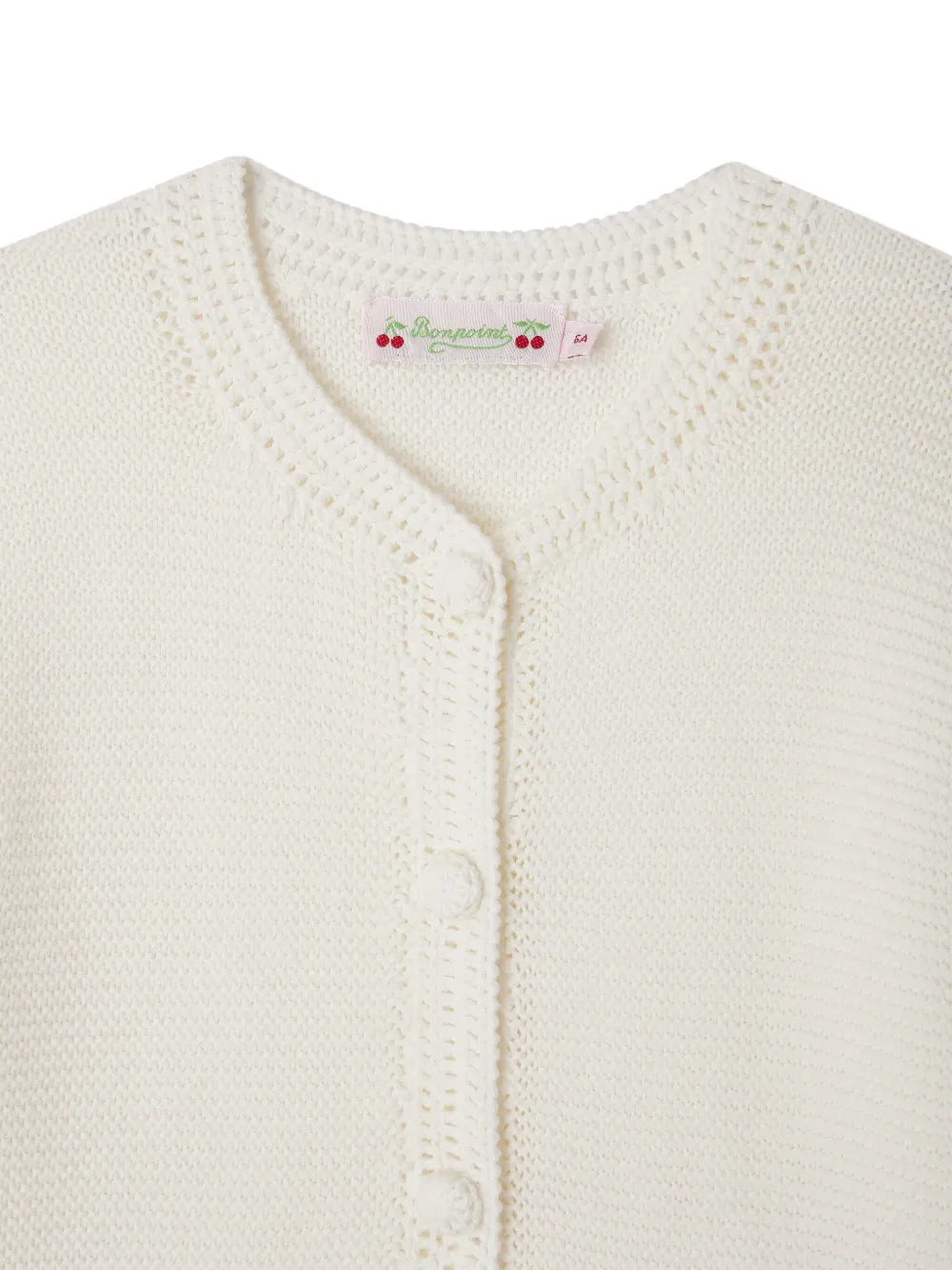Bonpoint Elaia vest Wit