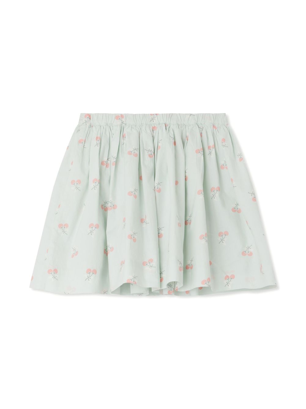 Bonpoint cherry-print skirt - Green