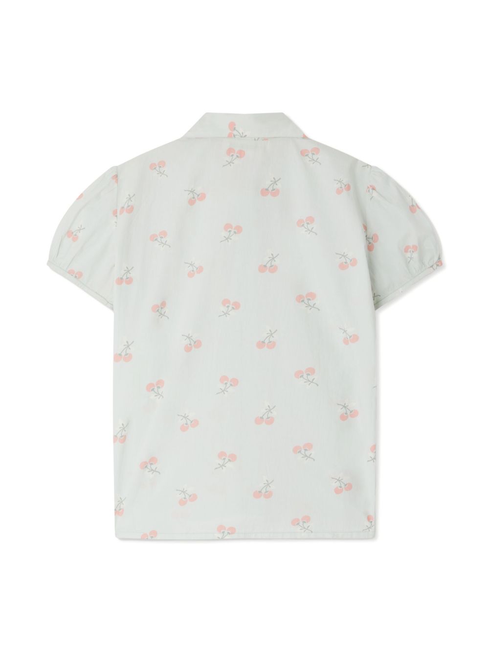 Bonpoint Shirt met kersenprint - Groen