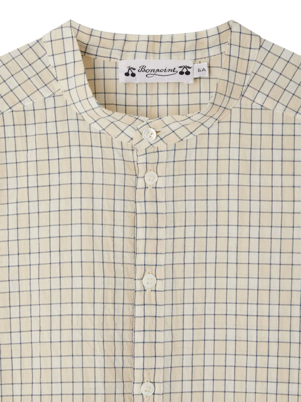 Bonpoint Geruit shirt Geel