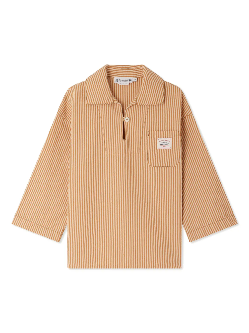 Image 1 of Bonpoint striped shirt