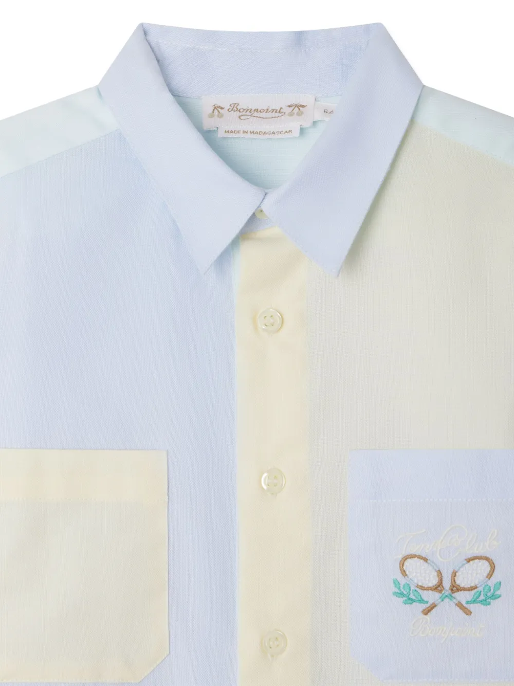 Bonpoint Popeline shirt Geel