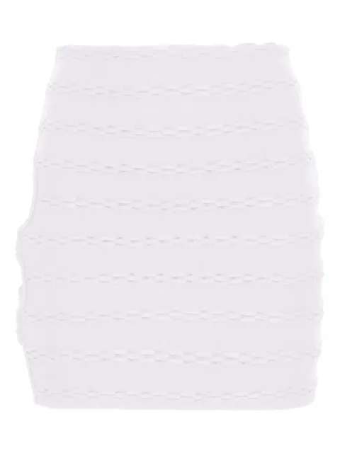 Amir Slama cut out-detail mini skirt
