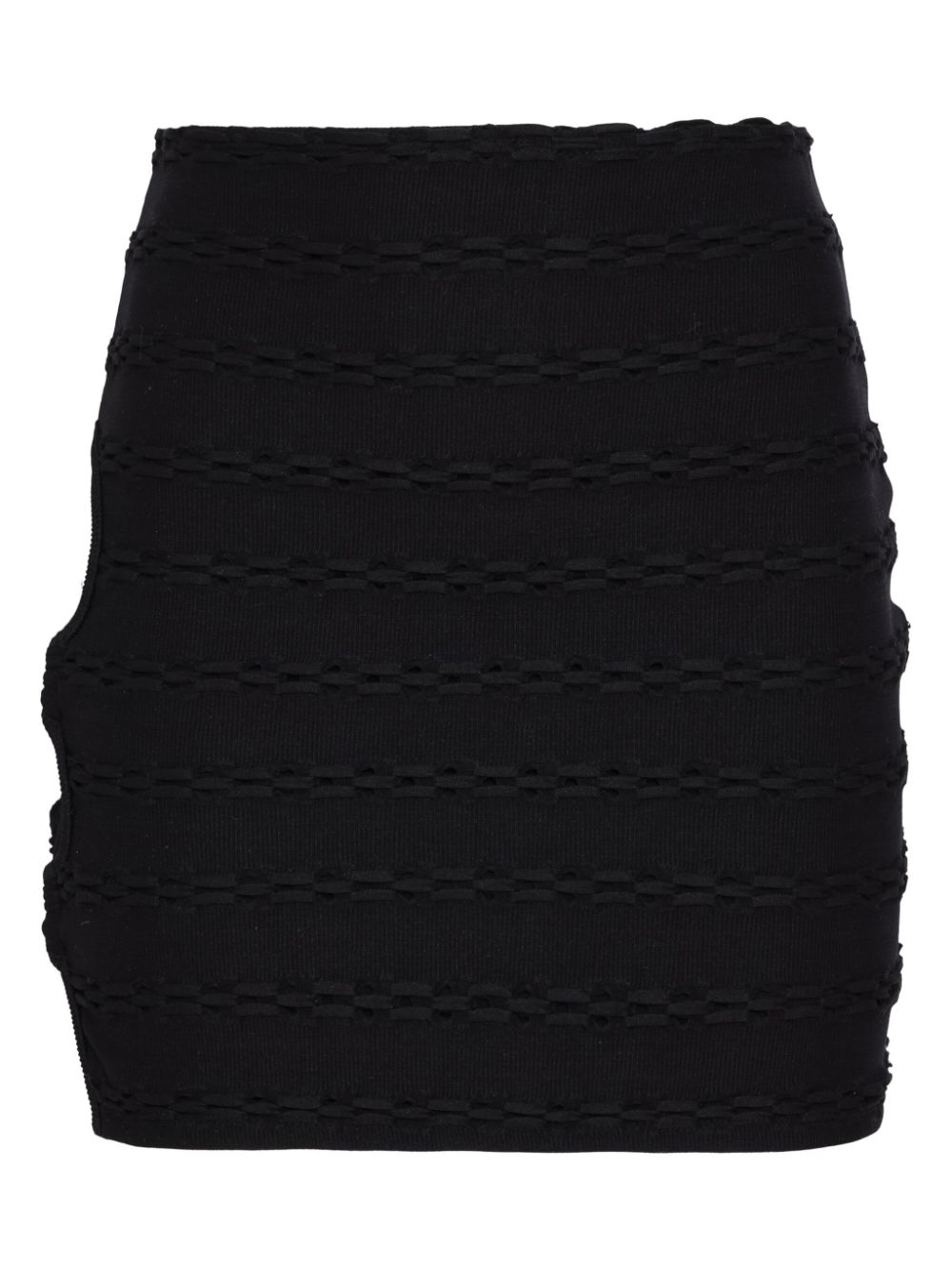 cut out-detail mini skirt