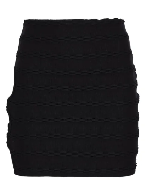 Amir Slama cut out-detail mini skirt