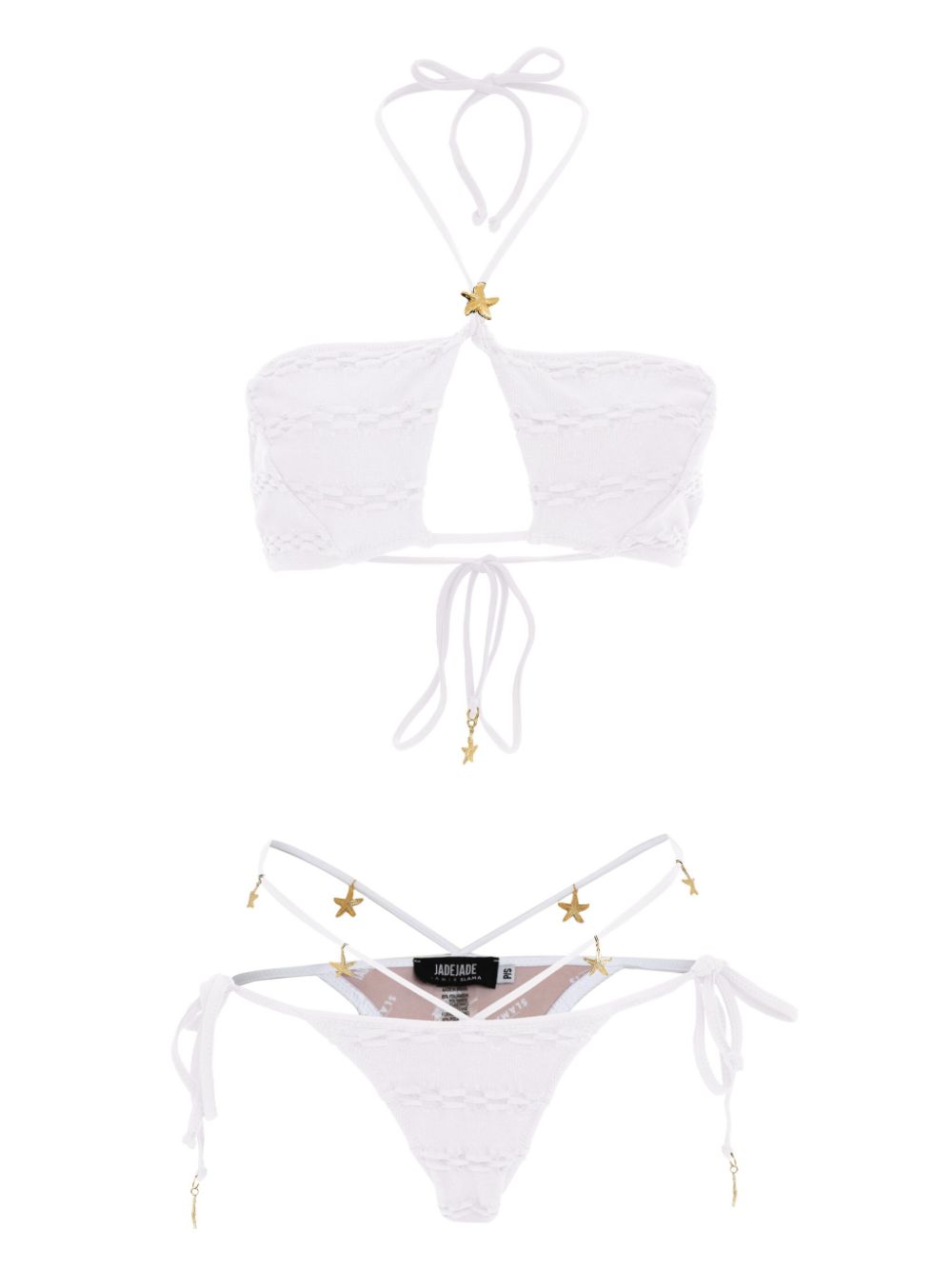 star-detail bikini set