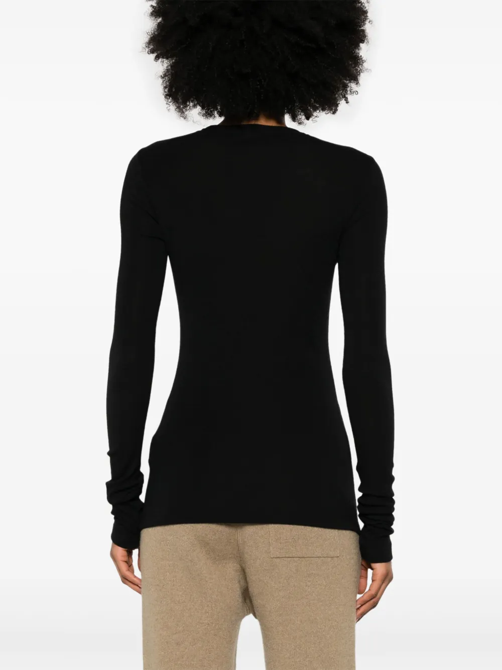 Jil Sander Wollen trui Zwart