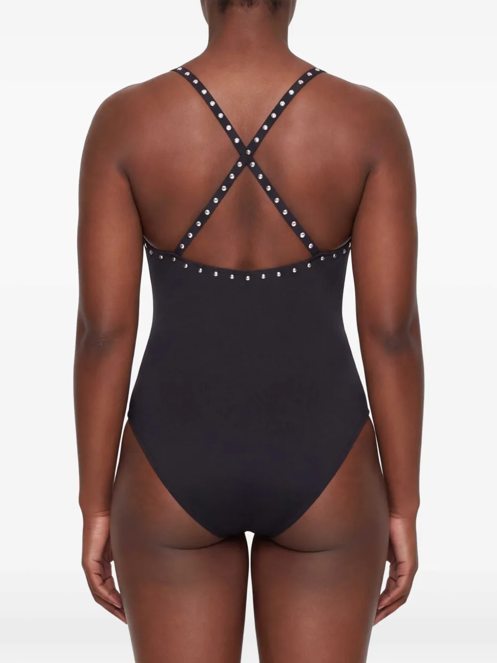 Let's Swim Badpak met studs Zwart