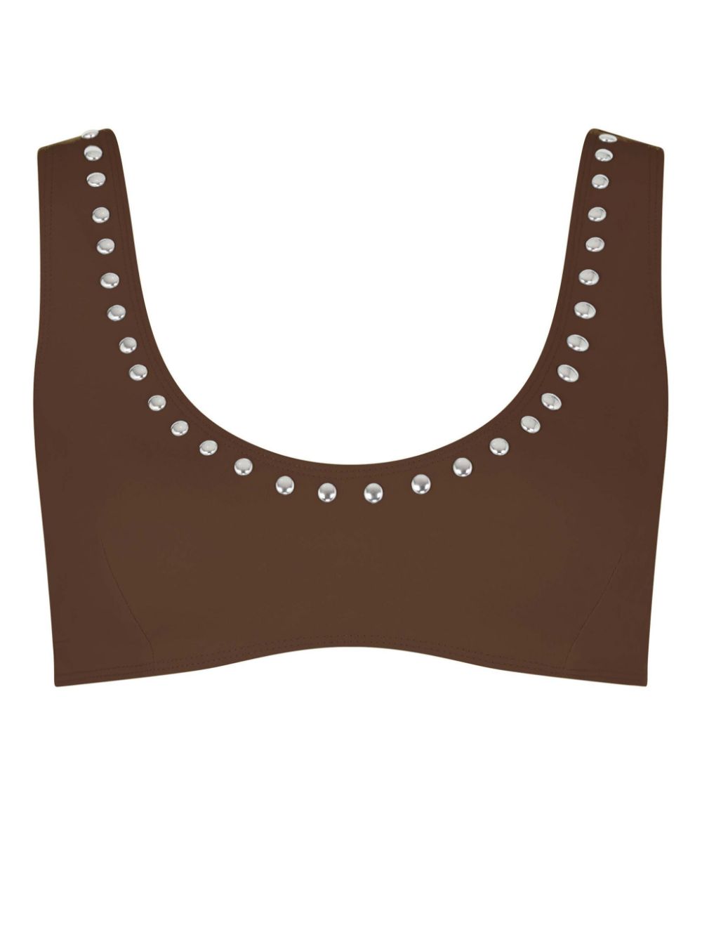 Let's Swim studded bikini top Bruin