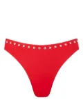 Let's Swim studded bikini bottoms - Red