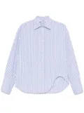 The Attico striped shirt - White