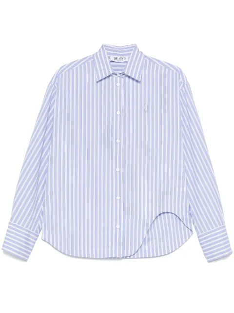 The Attico camisa con rayas estampadas