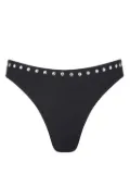 Let's Swim studded bikini bottoms - Black