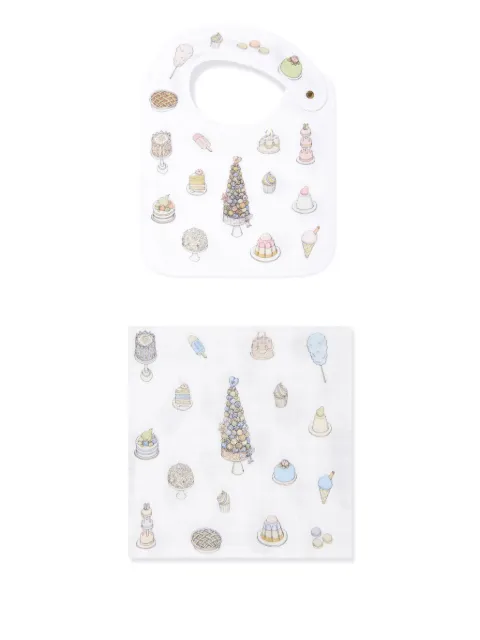 Atelier Choux Set coperta e bavaglino Sweetie Pie