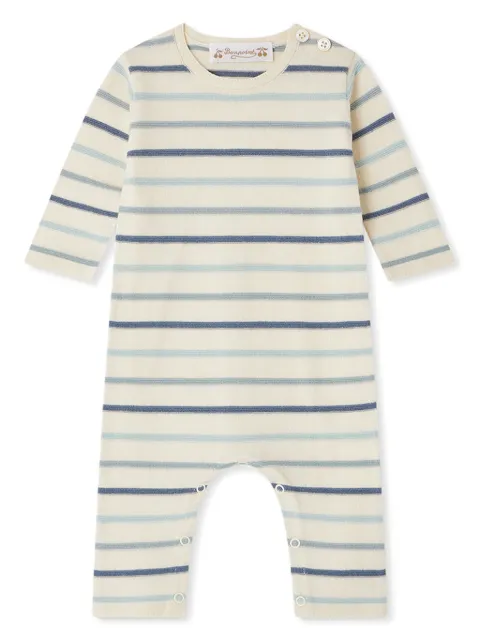 Bonpoint striped romper 