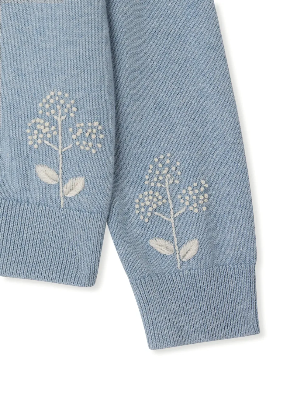 Bonpoint Gebreid vest Blauw