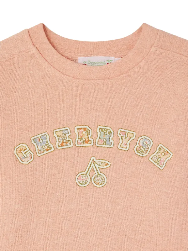 Bonpoint Gena Sweatshirt | Orange | FARFETCH TW