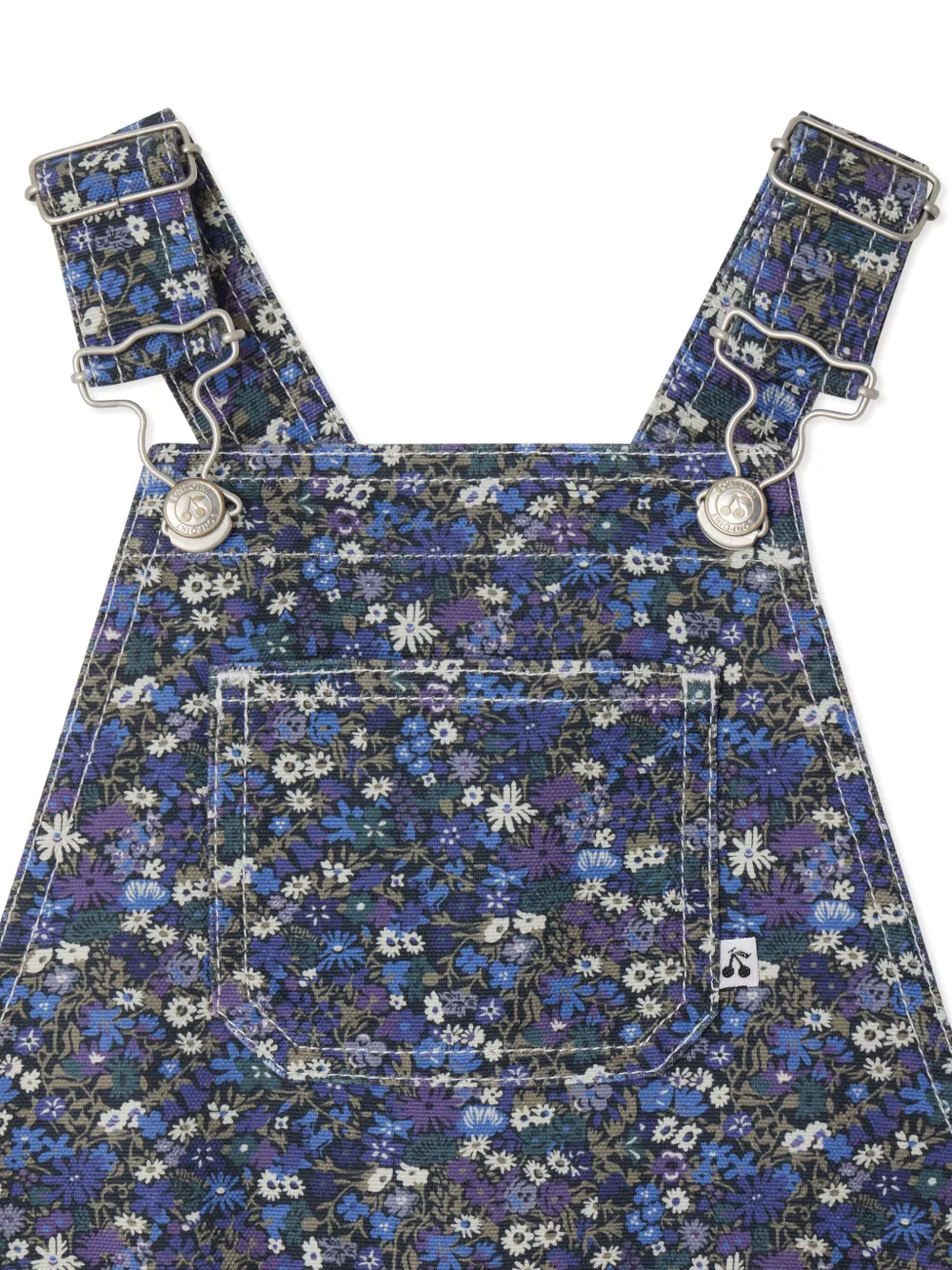 Bonpoint Playsuit van spijkerstof Blauw