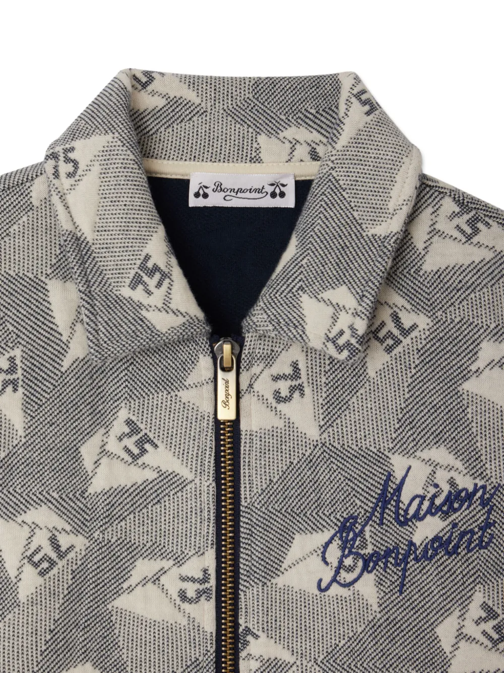 Bonpoint Emeric vest Grijs